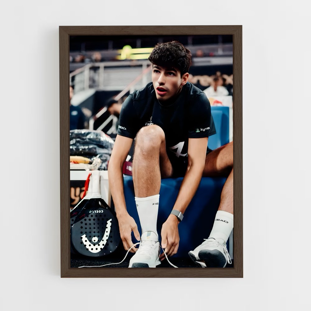 Poster Arturo coello – affiche Padel (vue 5)